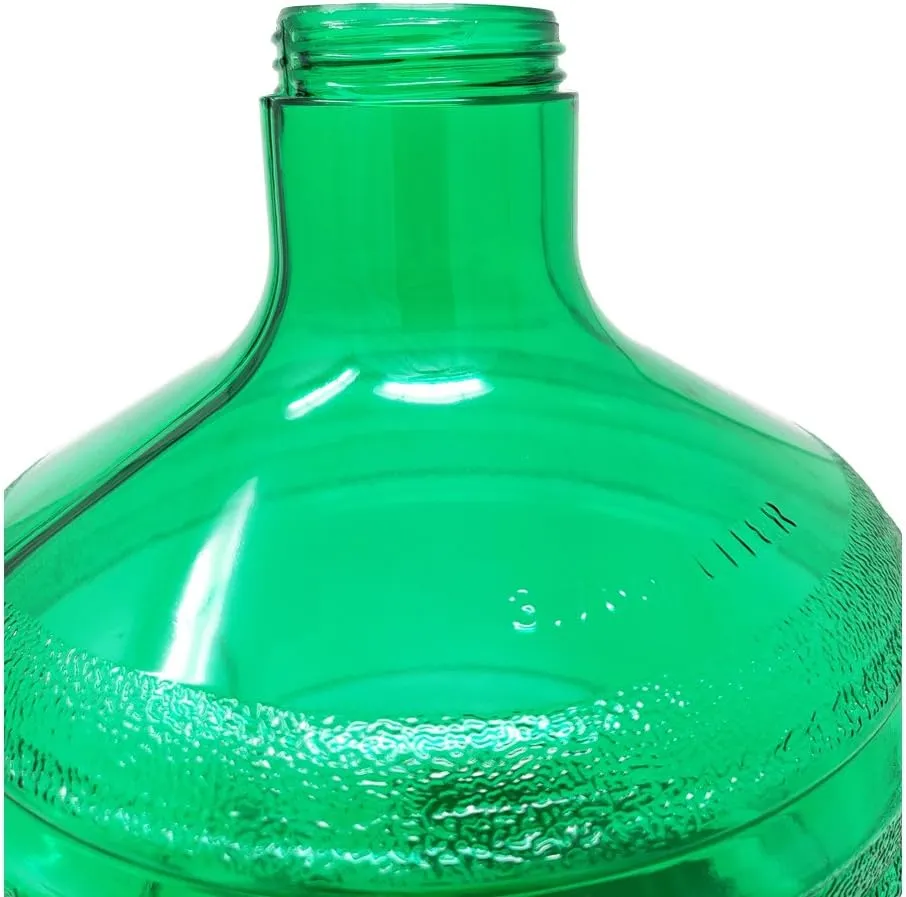 1 Gallon Leak-Proof BPA Free Reusable Plastic Drinking Water Big Mouth Bottle Jug Container with Holder Drinking Canteen