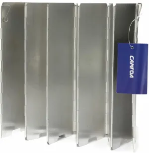 10 Plates Fold Outdoor BBQ Camping Stove Wind Shield Screen Outdoor Cookout Picnic