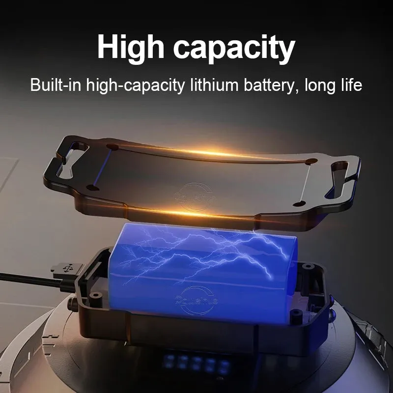 100000LM 7 Modes XPE COB Sensor 270° Wide Angle Headlight Dual Light Head Torch High Power LED Headlamp