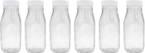 12 oz. Glass Bottle with Screw On Cap (6 pack)