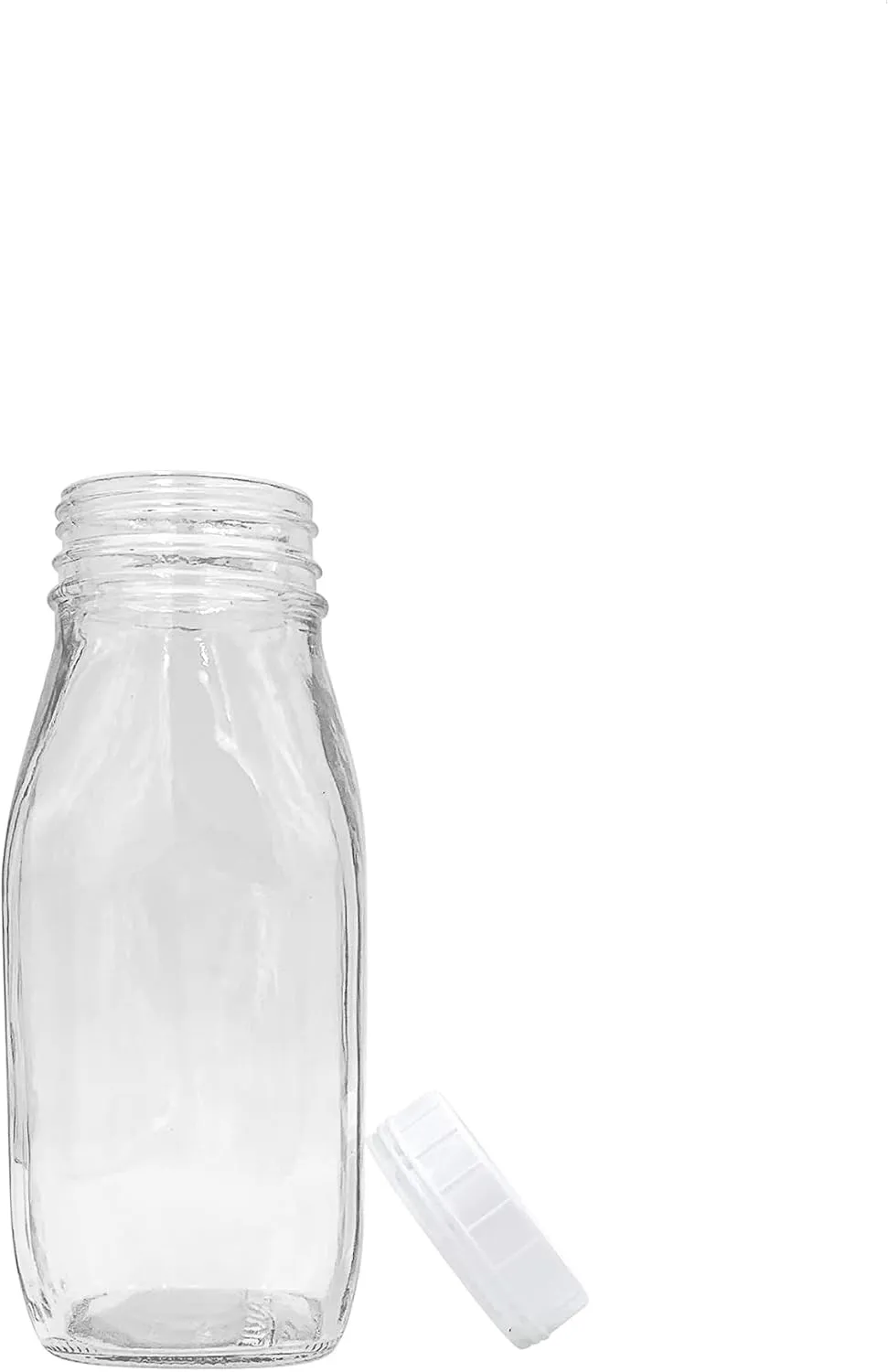 12 oz. Glass Bottle with Screw On Cap (6 pack)