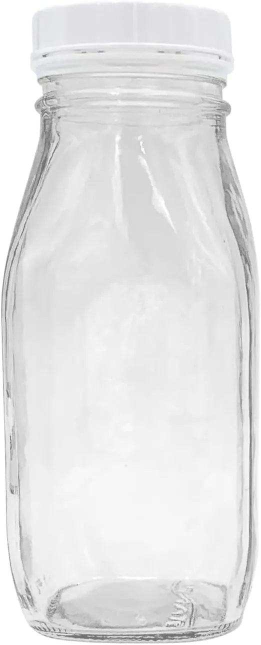 12 oz. Glass Bottle with Screw On Cap (6 pack)
