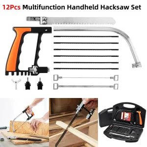 12PCS Mini Hand Saw Miter Saw Hacksaw Blade Multifunctional Tile Cutting Tool