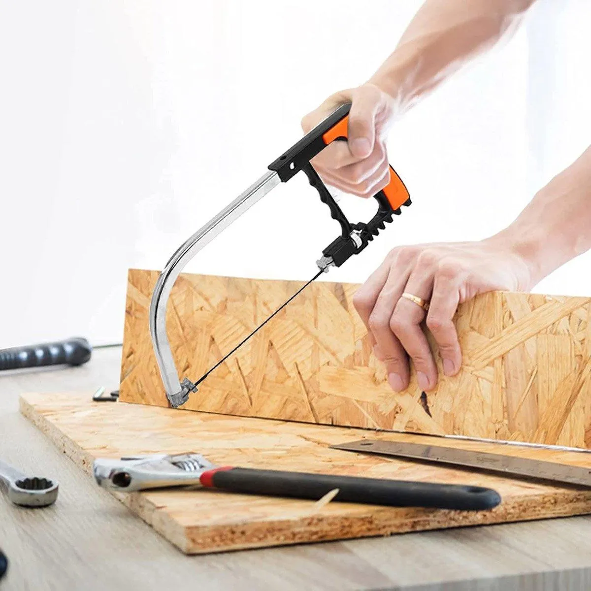 12PCS Mini Hand Saw Miter Saw Hacksaw Blade Multifunctional Tile Cutting Tool