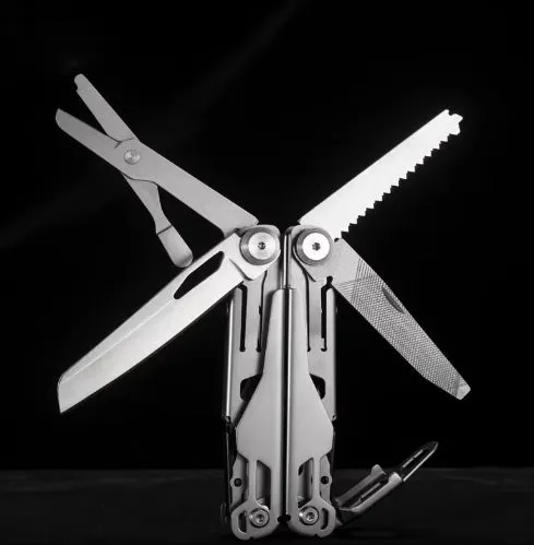 19 in 1 Multifunctional Pliers Outdoor Home Compact Portable Emergency Folding Knife Pliers Wrench Tool Car Portable Pliers Tool
