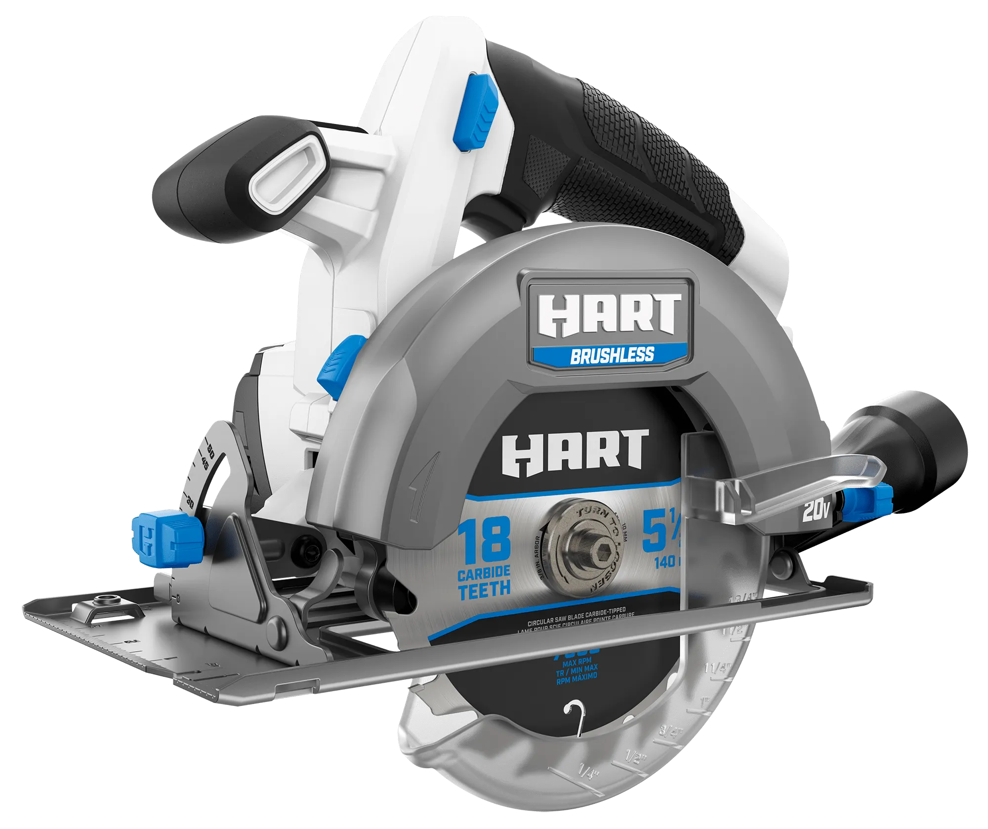 20V 5-1/2" Compact Brushless Circular Saw