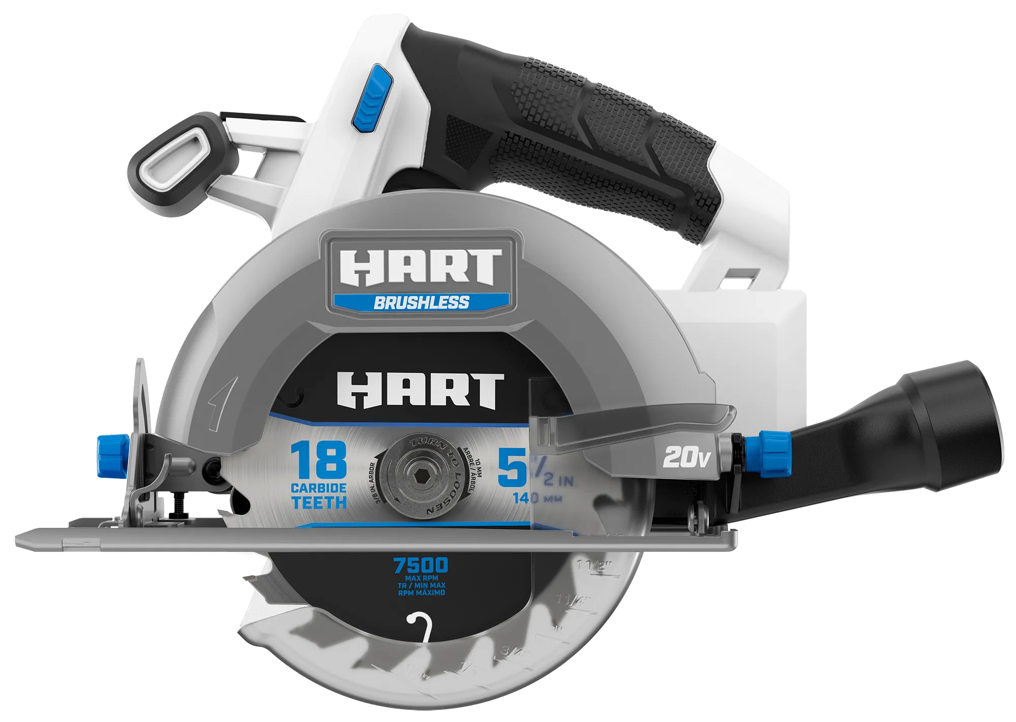 20V 5-1/2" Compact Brushless Circular Saw