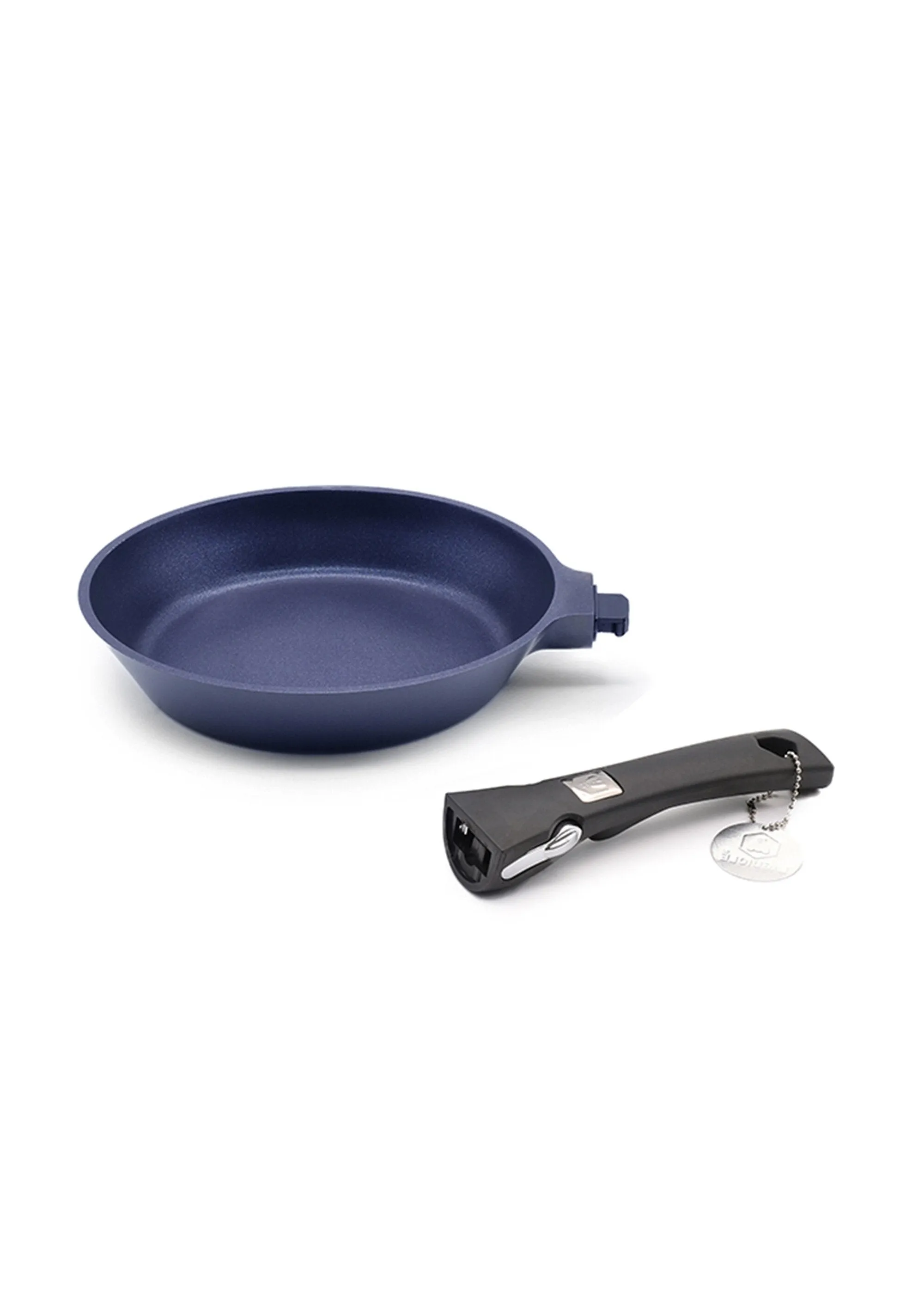 24cm "Blue Diamond" removable handle frying pan