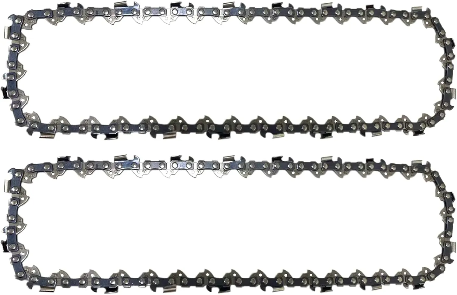 2PC Chainsaw Chain replacement chain For BAUER 64940 10" cordless chainsaw 3/8"LP .043 40DL
