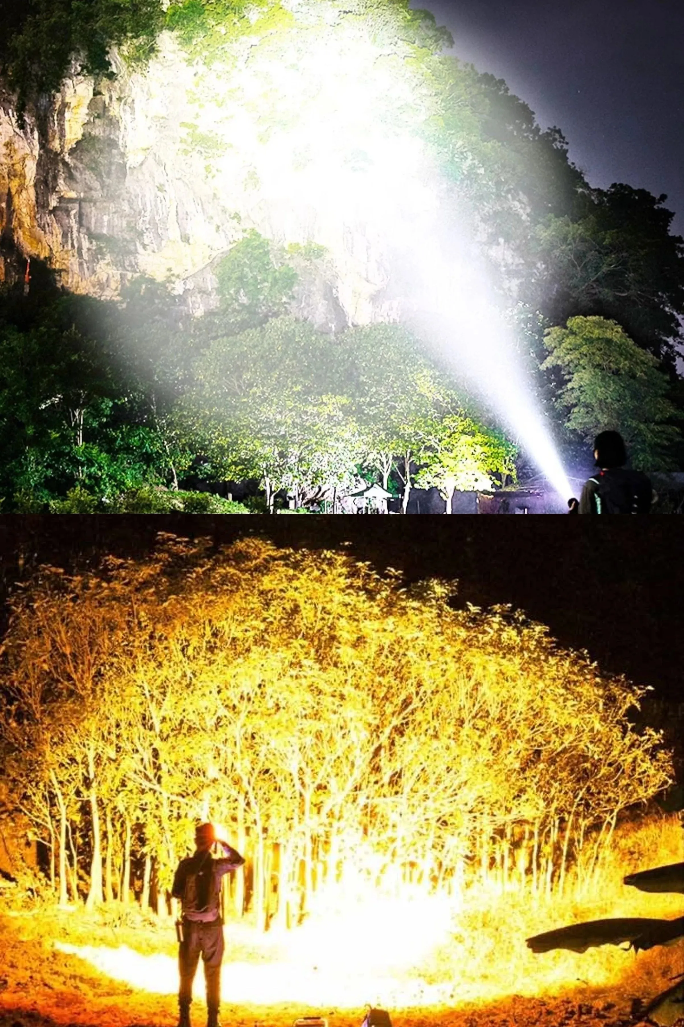 2*XHP300 White Yellow Light Super Bright Motion Sensor Headlamp with 3Pcs Rechargeable Battery Head Flashlight High Power Long Range 100000LM