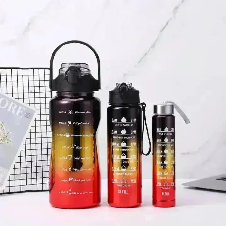 3 in 1 Motivational Gradient Bottle
