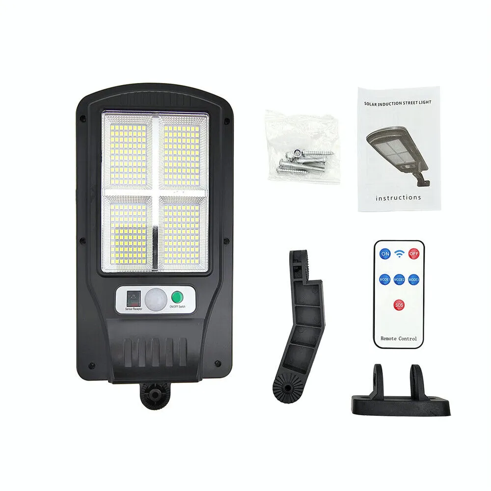 320 LED Solar Street Light Lamp Motion Sensor Flood Lights Remote Garden Yard AU