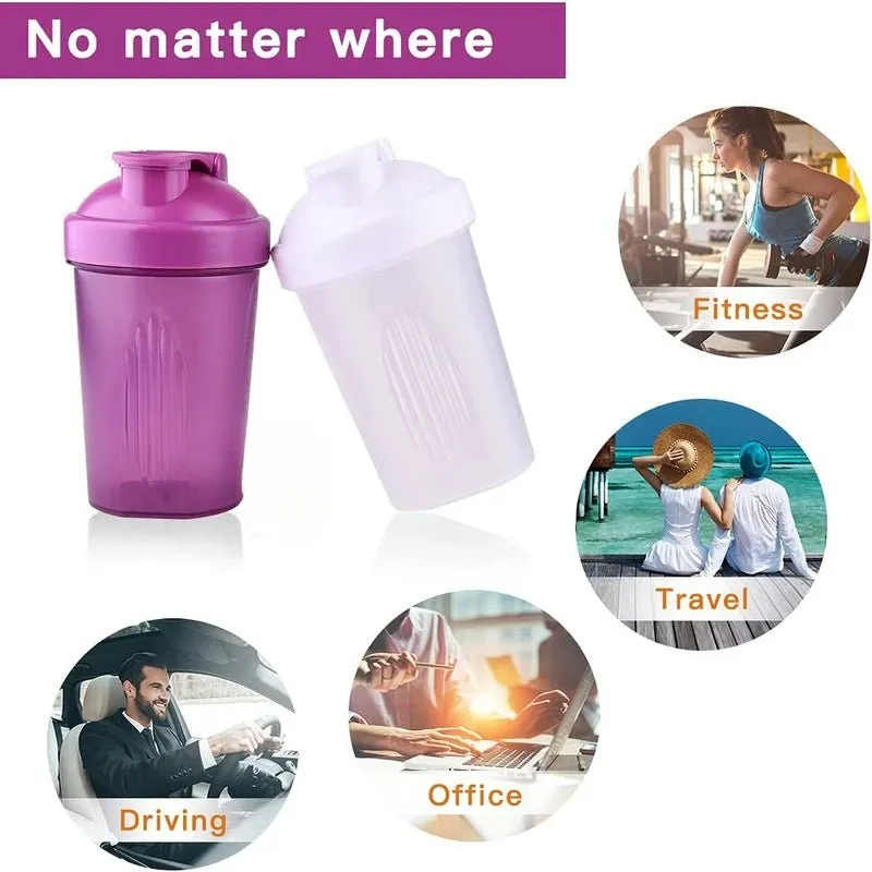 400ml BPA-free blender shaker bottle with leakproof design