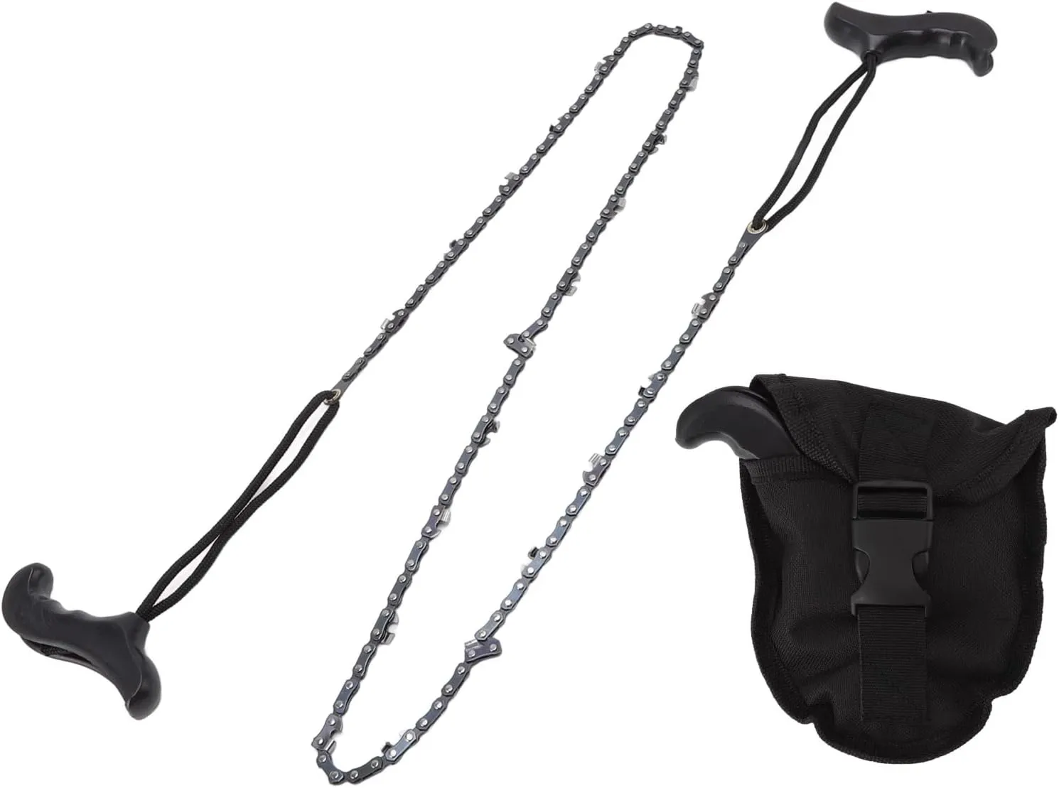 48in Hand Chain Saw, Pocket Foldin Survival Chain Saw, Portable Hand Chain Saw, for Campin Loin arden