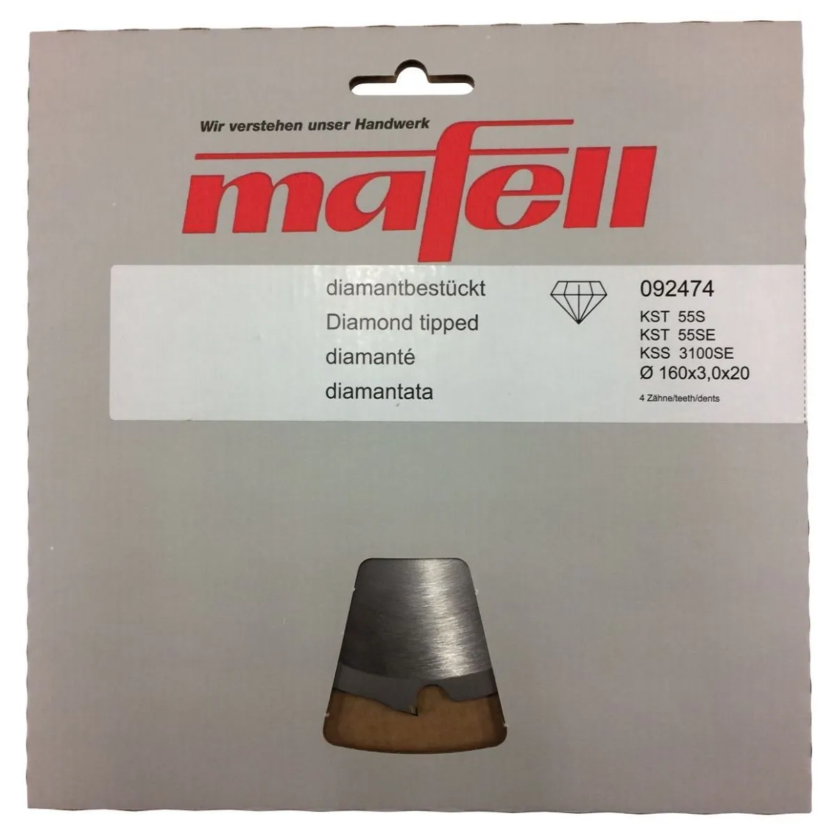 4T Cement-Cutting Diamond Blade (Mafell)