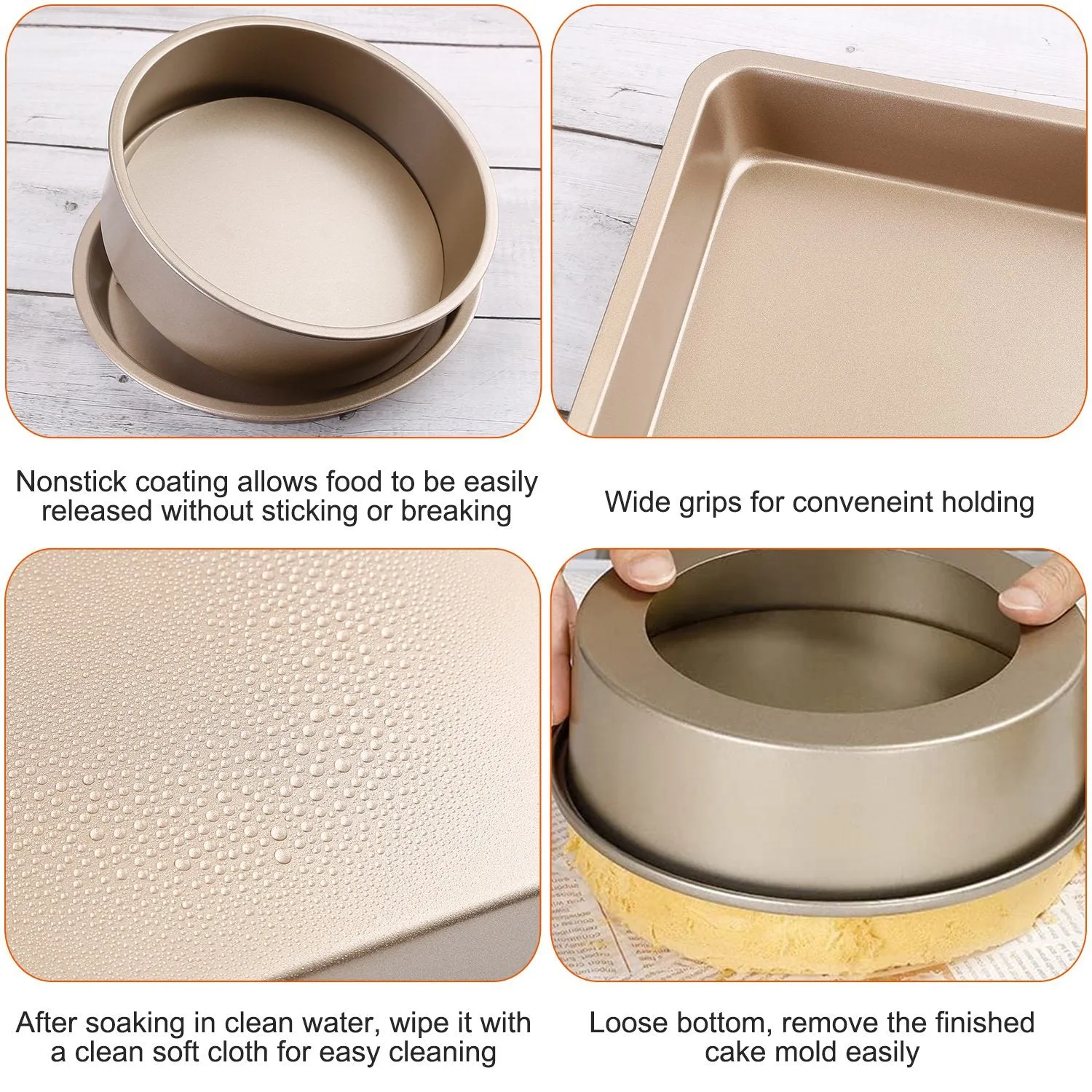 5-Piece: Nonstick Bakeware Set