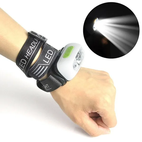 5000Lm Mini Rechargeable Led Headlamp Body Motion Sensor Headlight Camping Flashlight Head Light Torch Lamp With Usb