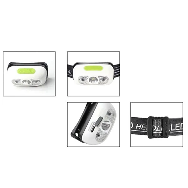 5000Lm Mini Rechargeable Led Headlamp Body Motion Sensor Headlight Camping Flashlight Head Light Torch Lamp With Usb