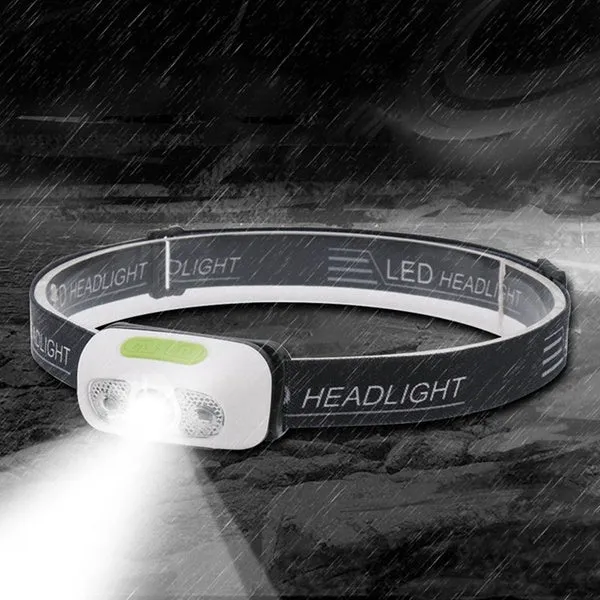 5000Lm Mini Rechargeable Led Headlamp Body Motion Sensor Headlight Camping Flashlight Head Light Torch Lamp With Usb