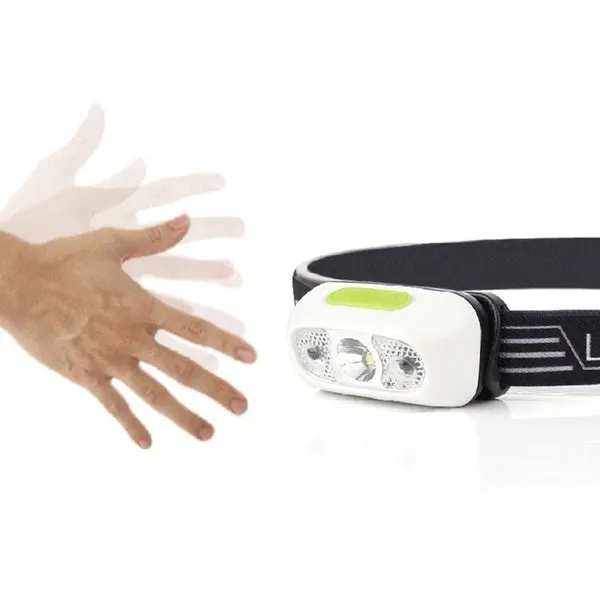 5000Lm Mini Rechargeable Led Headlamp Body Motion Sensor Headlight Camping Flashlight Head Light Torch Lamp With Usb
