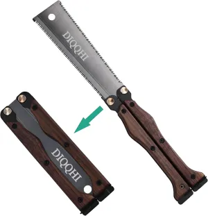5.9-Inch Portable Folding Hand Saw: Japanese Woodworking Tool, SK85 Blade, Double Edge Pull Saw, Wet/Dry Wood Cuts, Camping & Outdoor Survival, Ideal Gift
