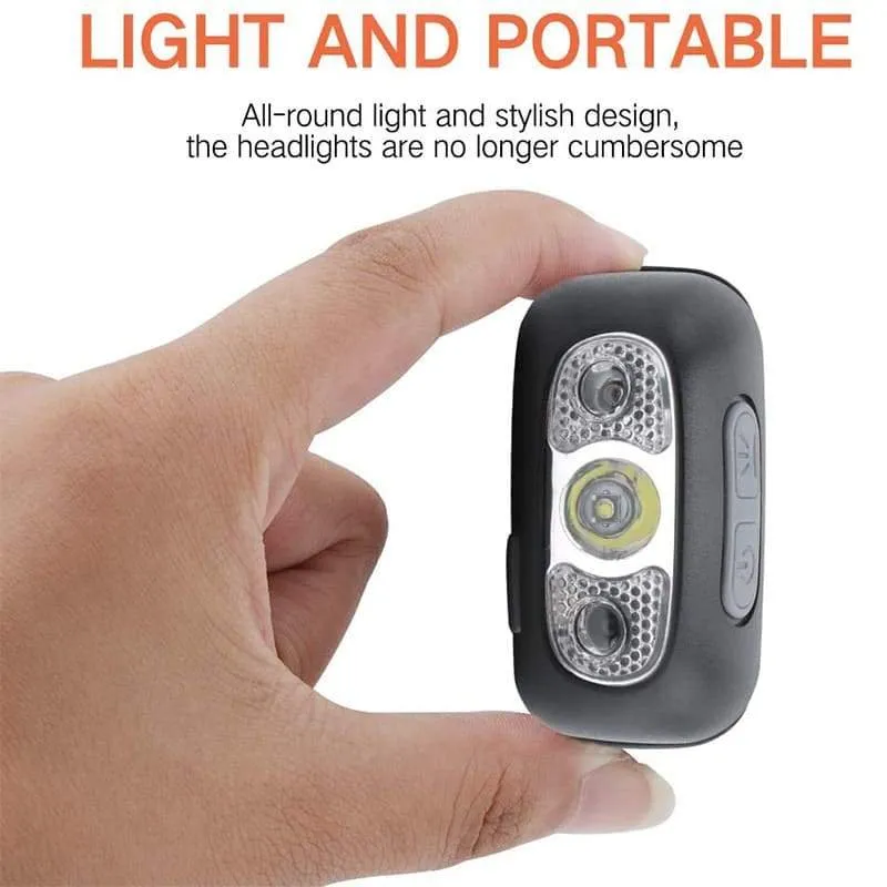 60000Lumen Mini Sensor LED Headlight USB charging Long Endurance Headlight