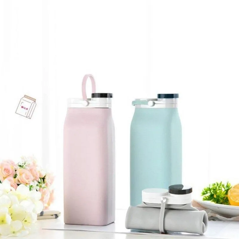 600ML Vintage Style Collapsible Travel Waterbottle for Outdoors