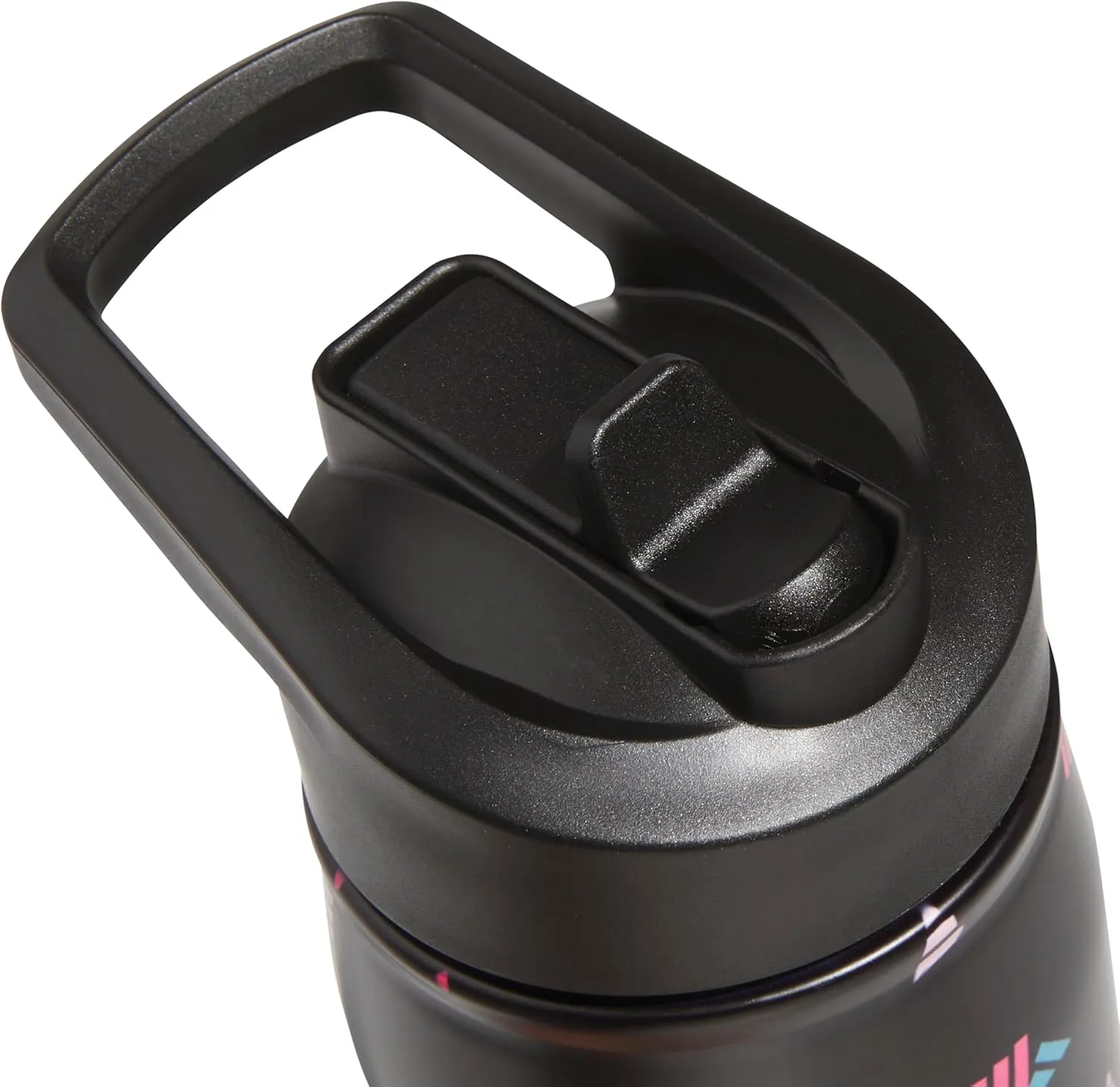 adidas 600 ML (20 oz) Straw Top Metal Water Bottle, Hot/Cold Double-Walled Insulated 18/8 Stainless Steel