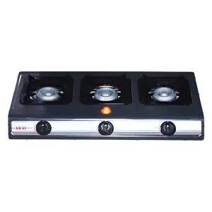 Akai 3 Burner Table Top Gas Cooker - GC015A-8301