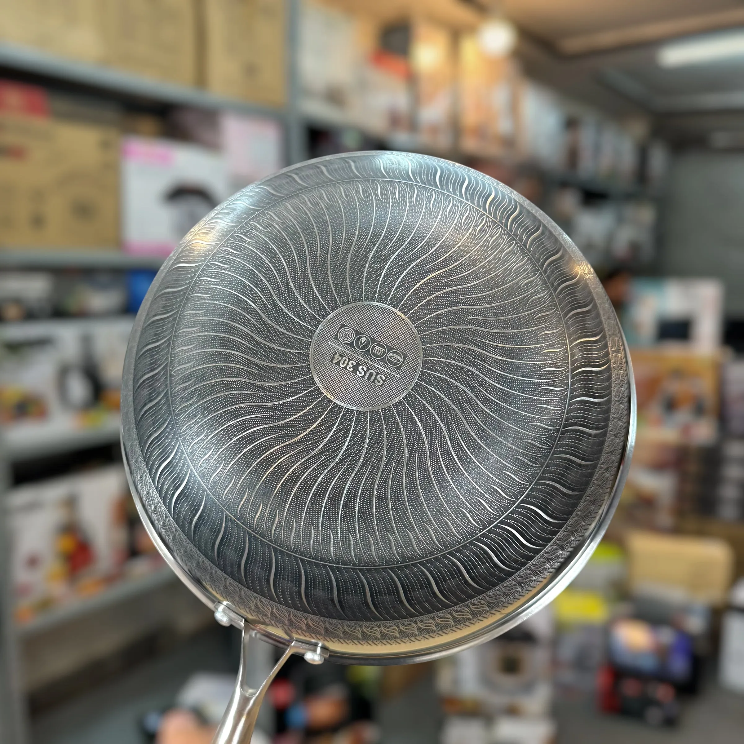 Alice 3 Layer Steel Honeycomb Wok