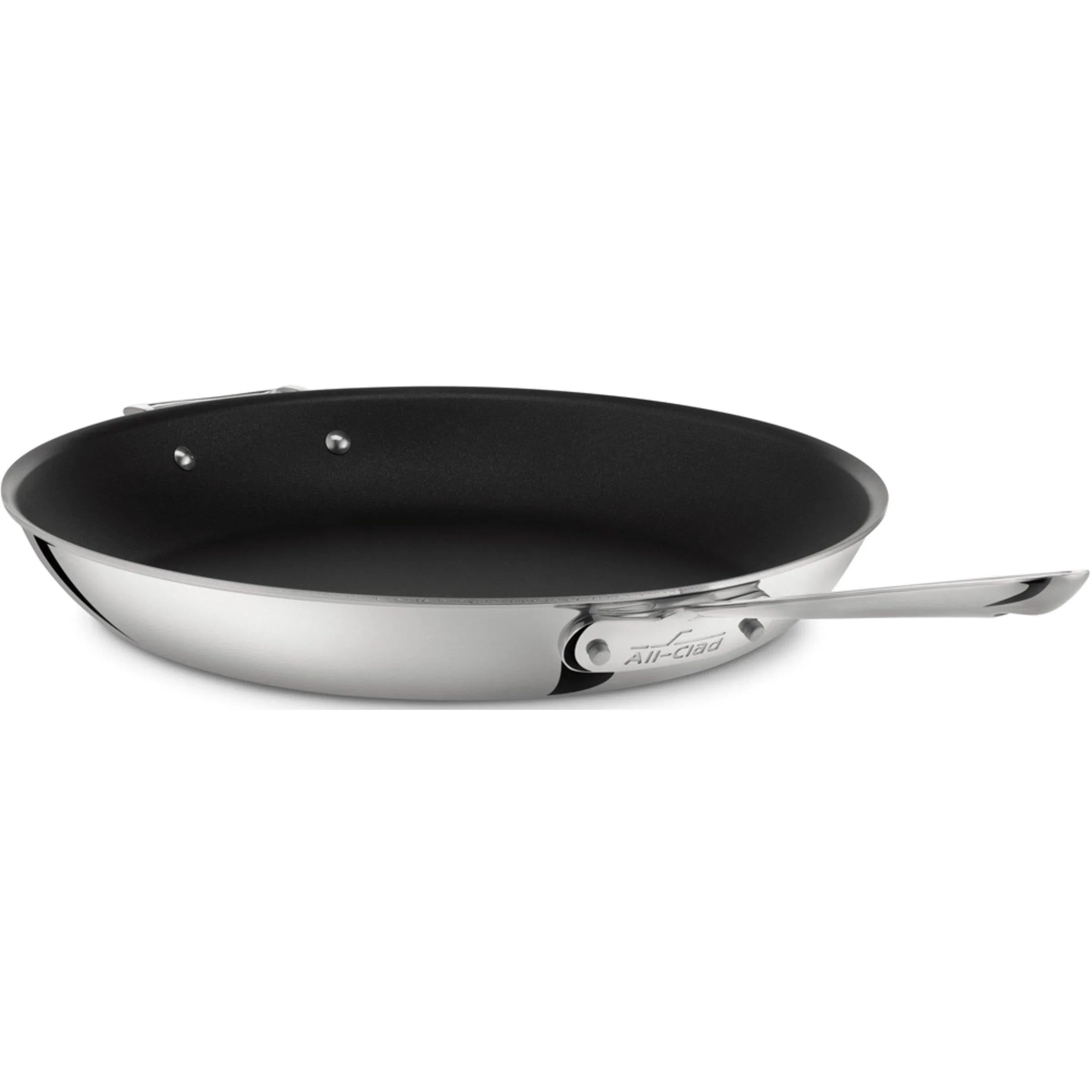 All-Clad, 4114 NS R2, Stainless Steel, 14" Stainless Steel Nonstick Fry Pan, 3-Ply Bonded Construction