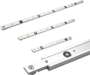 Aluminium Alloy Miter Bar Slider Table Saw Gauge Rod Woodworking T-Track T-Slot Sliding Block with Limiter Tools 300/450/650mm