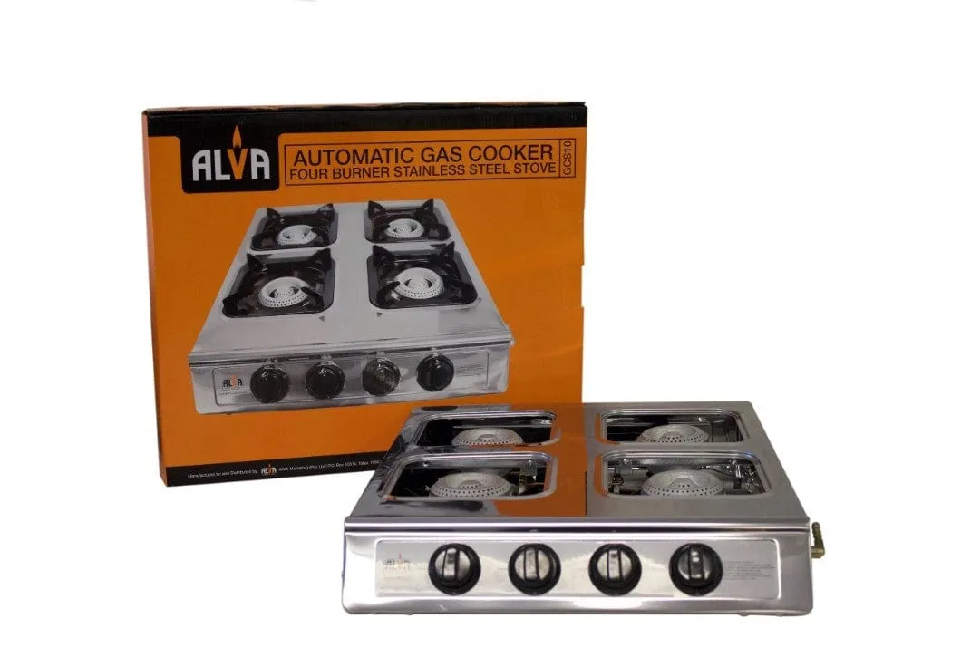 Alva 4-Burner Gas Stove GCS10