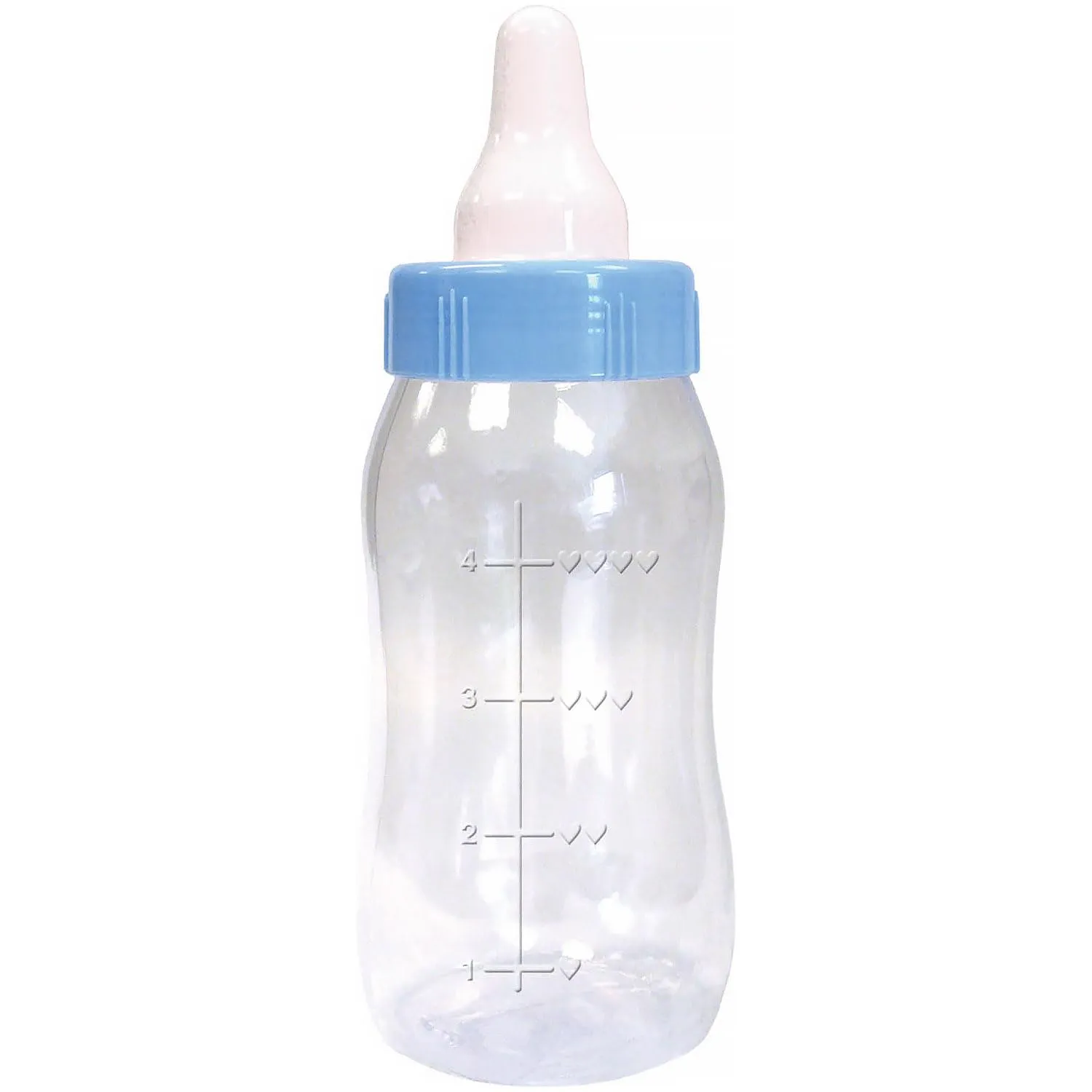 Amscan Blue Baby Plastic Bottle Bank - 11.12" x 4.25" (1 Count) - Perfect for Baby Showers & Gender Reveal Celebrations