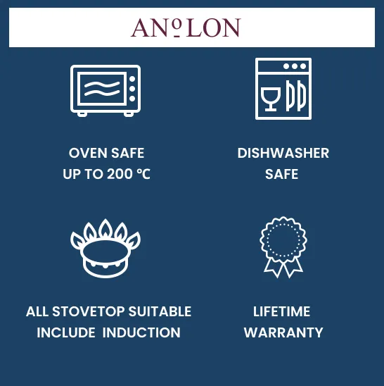 Anolon Endurance  Nonstick Nonstick Covered Saute Pan - 30Cm/4.7L