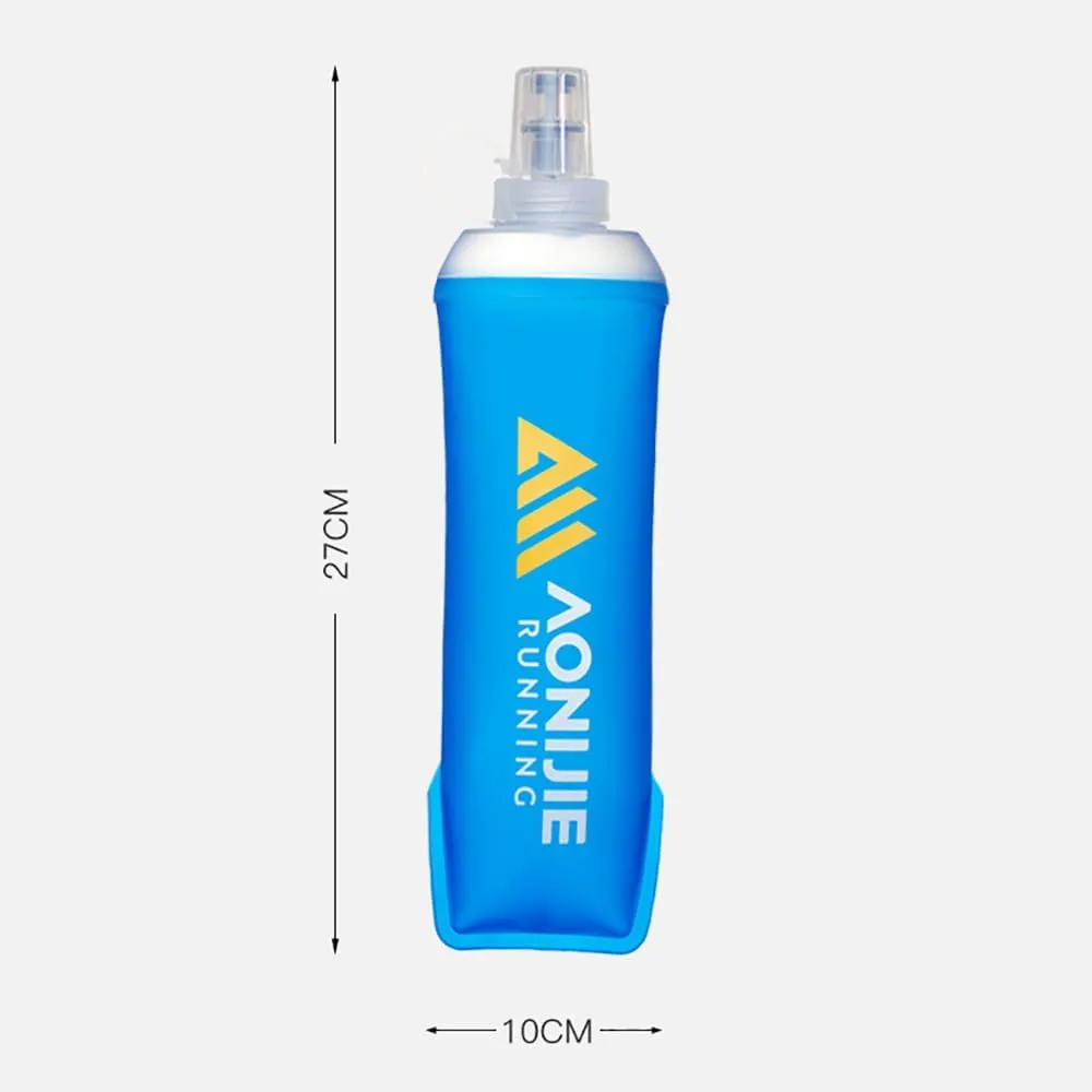 AONIJIE Soft Flask 250mL/500mL TPU Collapsible Water Bottles for Outdoor Sports Hydration Ideal for Running Hiking Cycling Climbing (B#500ML Soft Flask)