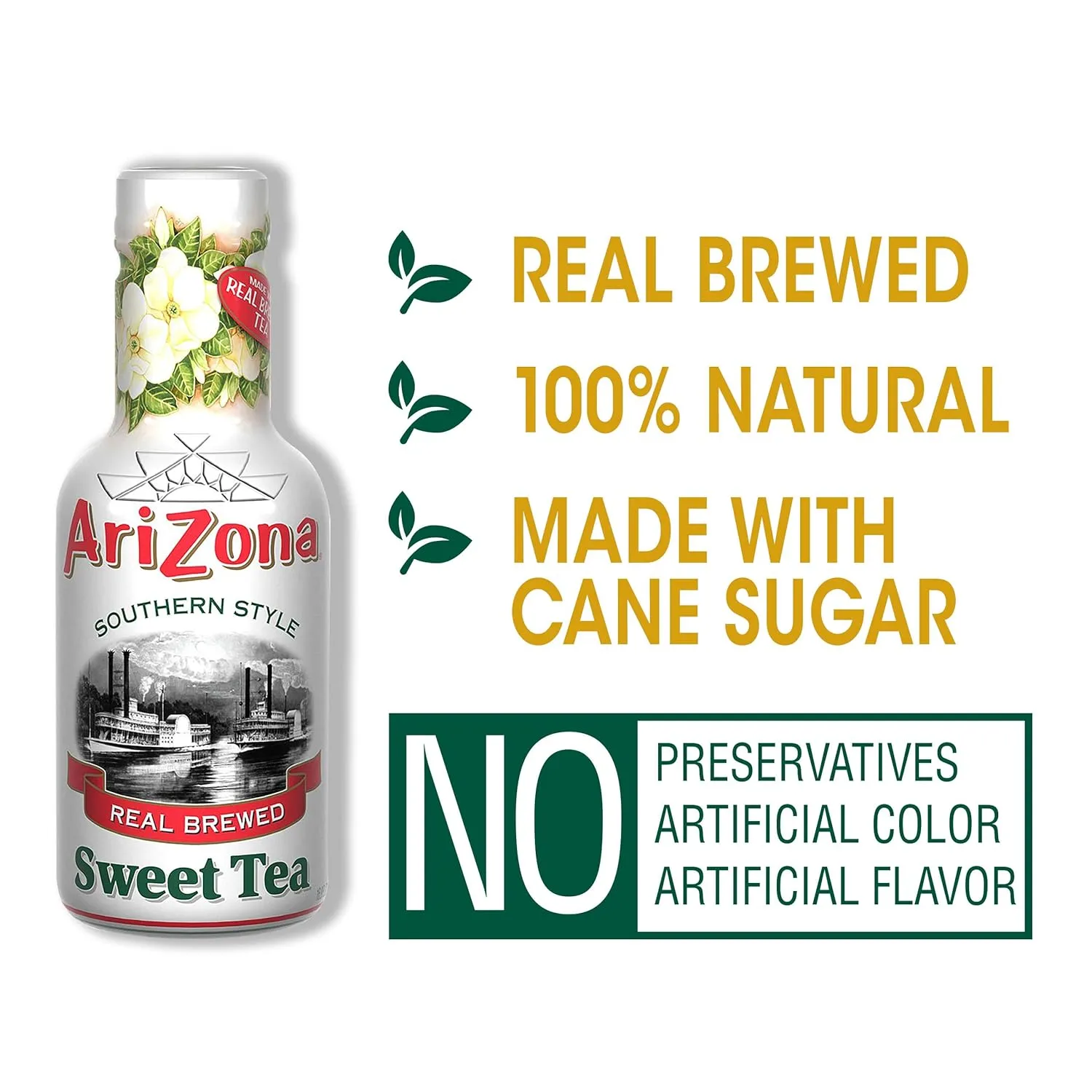 Arizona Sweet Tea, 16.9 Fl Oz, Pack Of 20