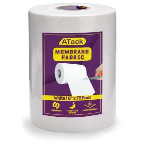 ATack Fiberglass Waterproofing Anti-Fracture Membrane Fabric Sheet, 6 Inches x 75 Feet, Water Barrier Mesh Tape for Shower Walls and Tiles