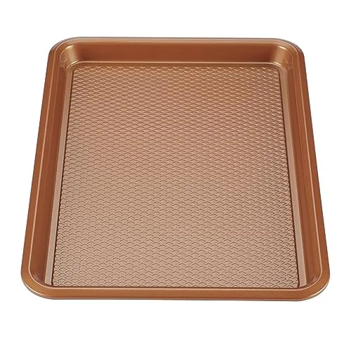 Ayesha Curry Kitchenware Bakeware Nonstick Baking Cookie, Loaf, Cake Pan Set, 7-Piece, Copper
