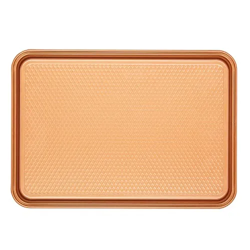 Ayesha Curry Kitchenware Bakeware Nonstick Baking Cookie, Loaf, Cake Pan Set, 7-Piece, Copper