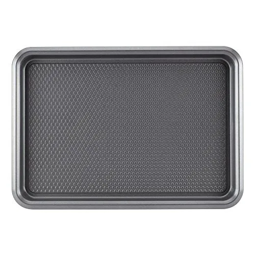 Ayesha Curry Nonstick Bakeware Set with Nonstick Bread Pan, Cookie Sheet, Baking Pan, Baking Sheet and Cake Pans - 6 Piece, SIlver