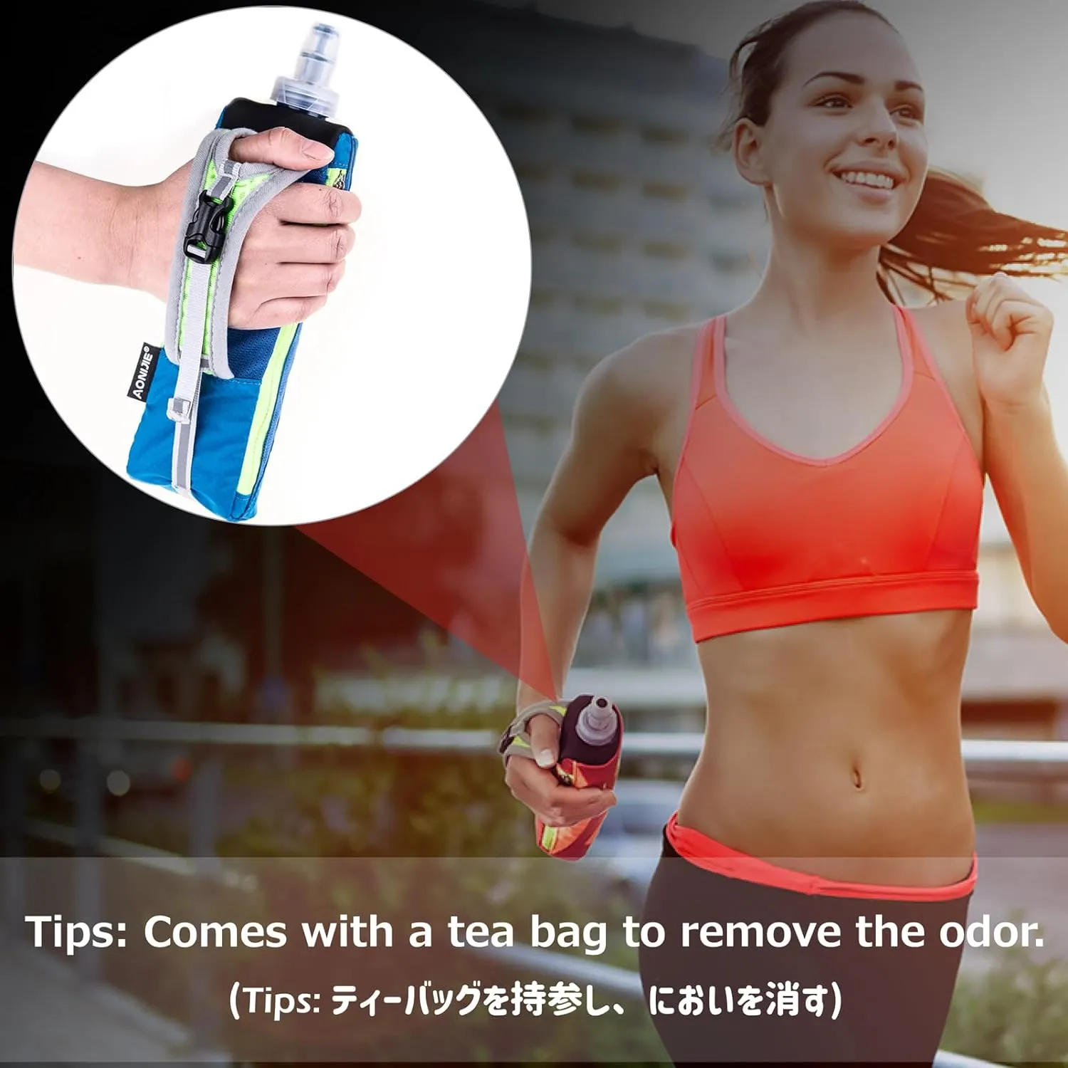 Azarxis TPU Soft Flask Collapsible Water Bottles BPA-Free 250ml 350ml 500ml 600ml for Hydration Vest Pack Running Hiking Cycling Climbing