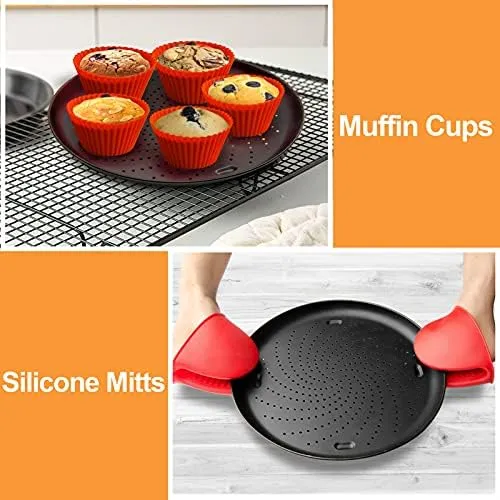 Baking Set for Ninja Foodi 6.5 Qt, 8 Qt, Ninja Foodi Pressure Cooker   Air Fryer Deluxe Bake Kit, Dishwasher Safe Air Fryer Accessories Set