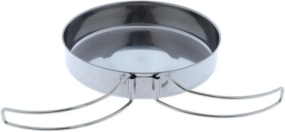 barenx Portable Frying Pan Outdoor Camping Cooking Pot Utensils with Folding Handle