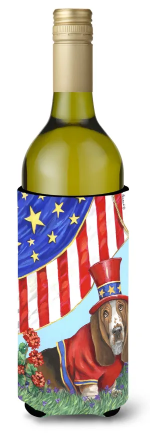 Basset Hound USA Wine Bottle Hugger PPP3014LITERK