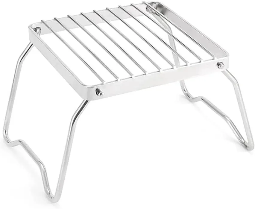 BBQ Grill Outdoor Fold Stainless Grills Grate Picnic Stove Ultralight Campfire Stand Grills Grid