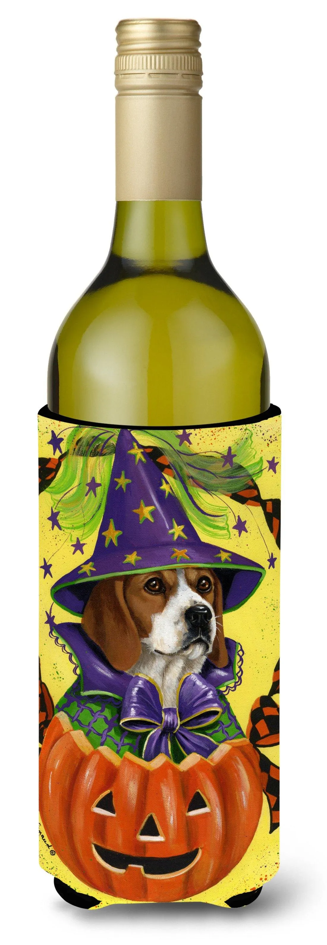 Beagle Halloweenie Wine Bottle Hugger PPP3015LITERK