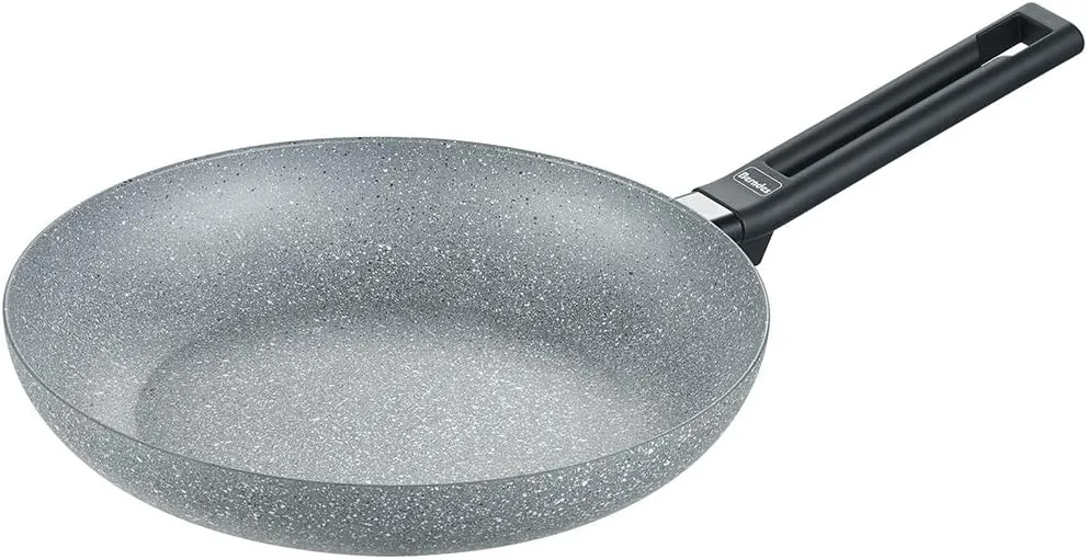 Berndes 0009570120 Frying Pan 20 cm Aluminium Induction Special Edition Large Frying Pan for All Types of Cookers, Non-Stick Coating for Low-Fat Cooking, Aluminium, Grey