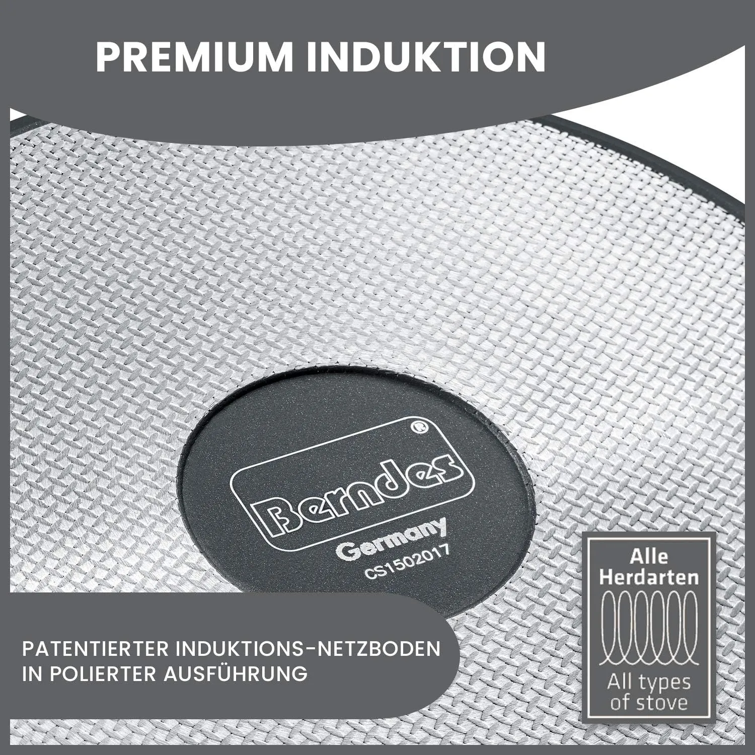 Berndes Aluminium 11313 Frying Pan Induction Aluminium, aluminium, Black, 28 cm