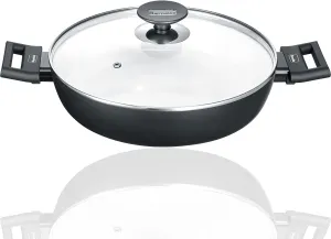 Berndes Aluminium Induction Smart Serving Pan 24 cm Aluminium Black / White